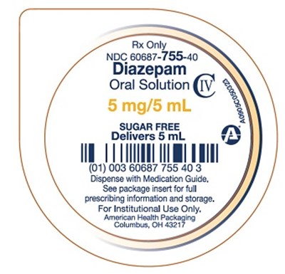 5 mg/5 mL Diazepam Oral Solution Cup Lid (Cup Lid)